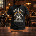 Biker Dad Legend - Koszulka, Śmieszny Prezent dla Motocyklisty - zdjęcie na podstawce