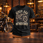 Biker Dad Vintage - Koszulka, Prezent dla Taty - zdjęcie na podstawce