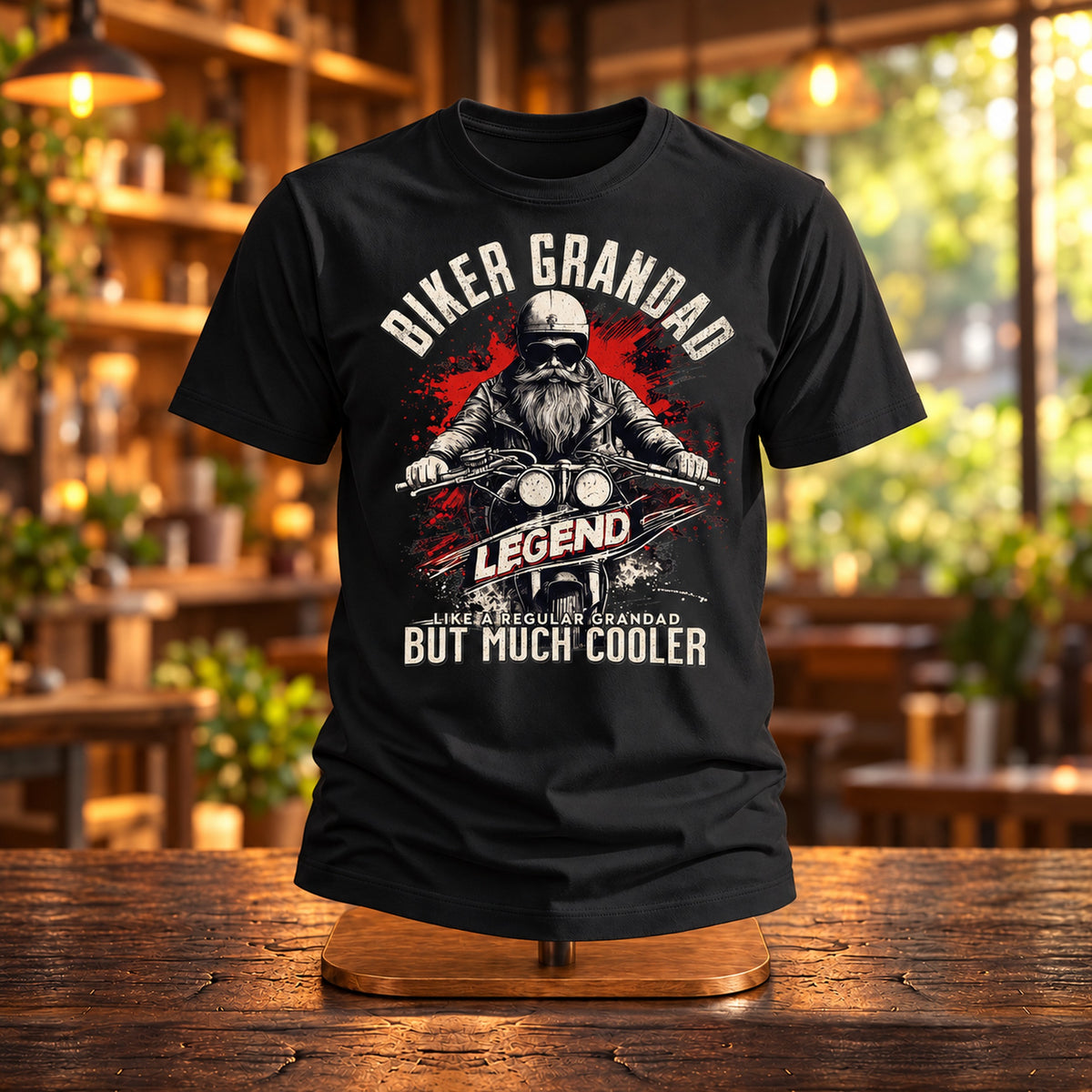 Biker Grandad Legend - Prezent na Dzień Ojca dla Dziadka