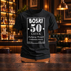 BOSKI 50 LATEK - Koszulka, Prezent na 50 Urodziny dla Mężczyzny - zdjęcie na podstawce