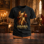 Husaria Bóg Honor Ojczyzna - Polska Koszulka Patriotyczna - zdjęcie na podstawce