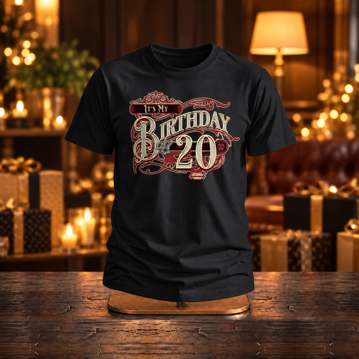 It's My Birthday 20 - Śmieszna Koszulka na 20 Urodziny - zdjęcie na podstawce