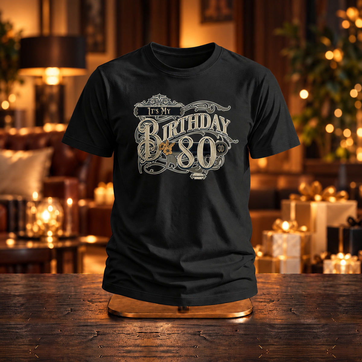 It's My Birthday 80 - Retro Koszulka na 80 Urodziny - zdjęcie na podstawce