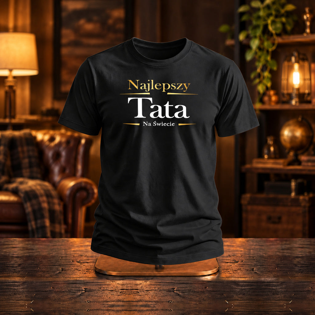 Najlepszy Tata Exclusive - Koszulka, Prezent dla Taty - zdjęcie na podstawce