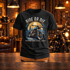 Ride or Die - Koszulka Motocyklowa, Prezent dla Motocyklisty