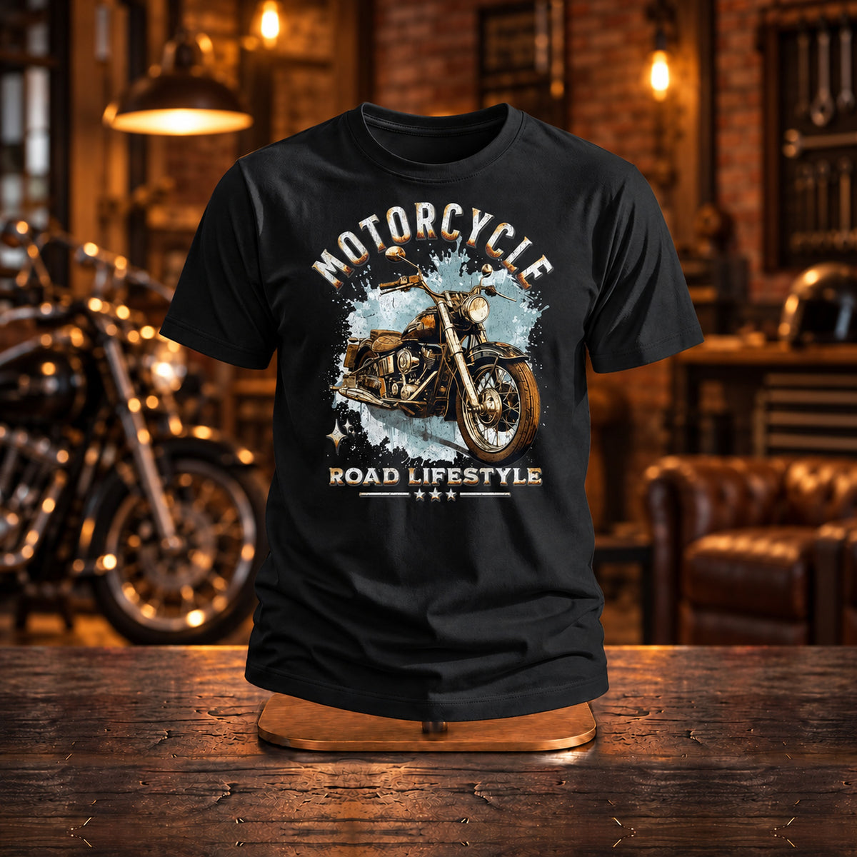 Motorcycle Road Lifestyle Freedom - Koszulka Motocyklowa