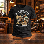 Motorcycle Road Lifestyle Vintage - Koszulka dla Motocyklisty