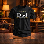 Best Dad Exclusive - Koszulka, Prezent dla Taty - zdjęcie na podstawce
