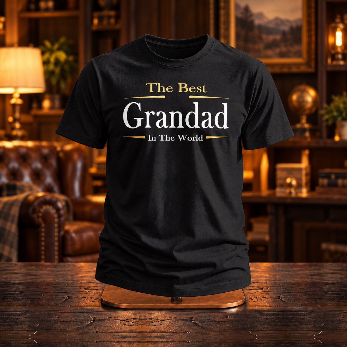 Best Grandad Exclusive - Koszulka, Prezent dla Dziadka - zdjęcie na podstawce