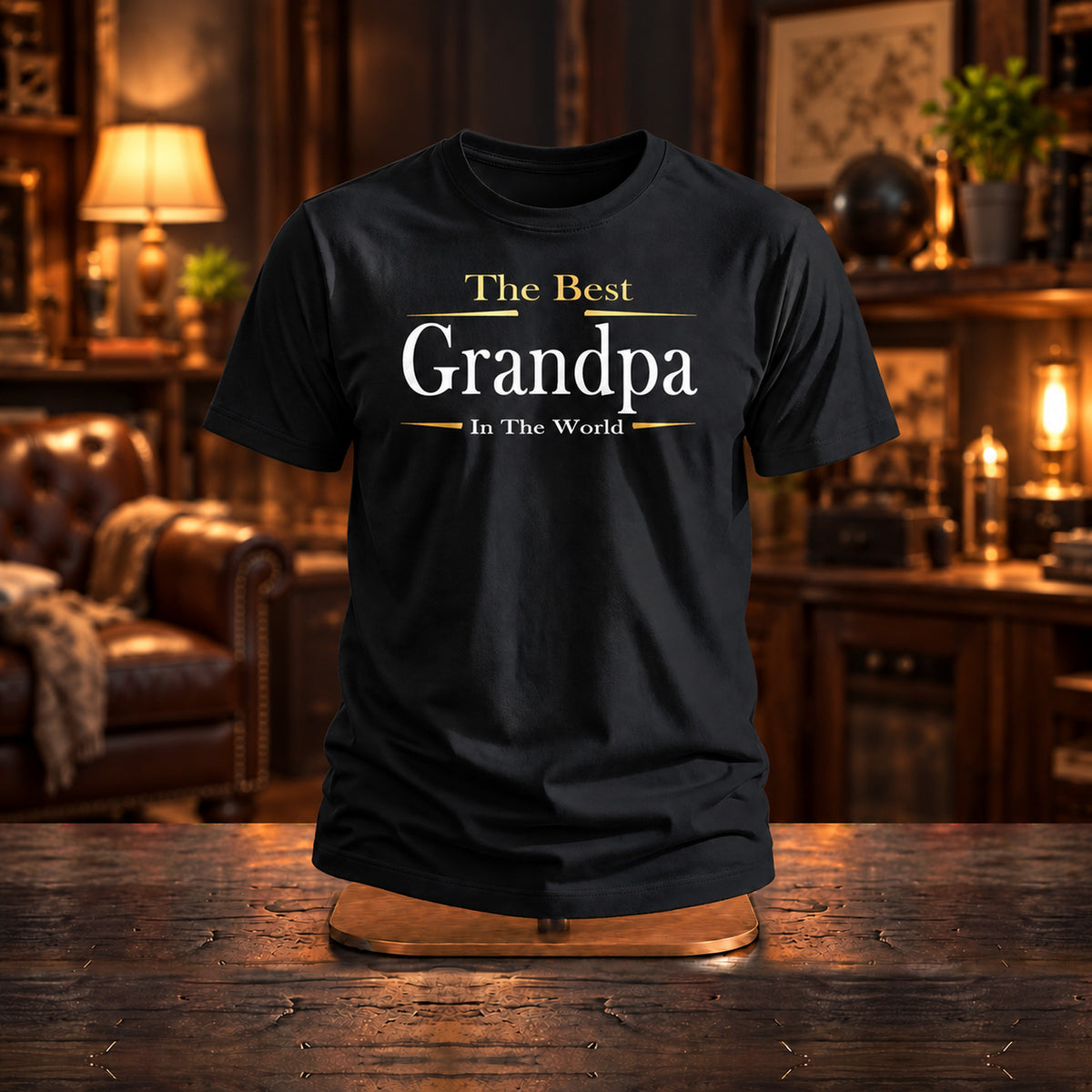Best Grandpa Exclusive - Koszulka, Prezent dla Dziadka - zdjęcie na podstawce
