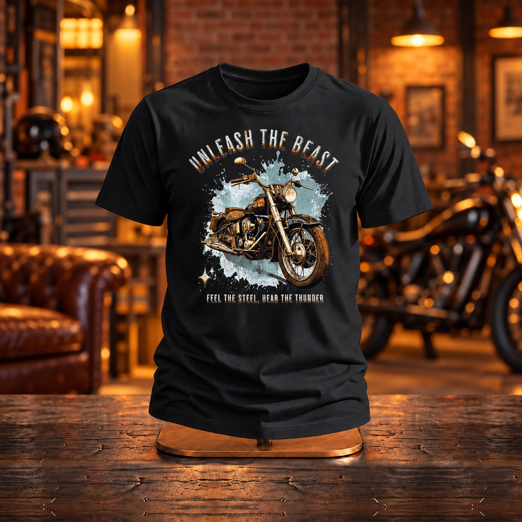 Unleash the Beast - Koszulka Motocyklowa, Prezent dla Niego
