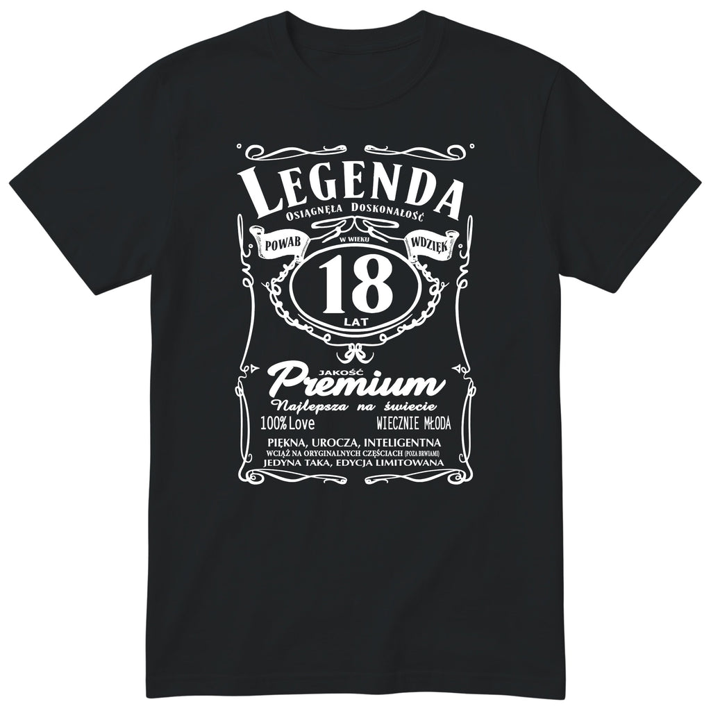 Legenda 18 Lat - Koszulka Urodzinowa Polish Birthday Gift for Her