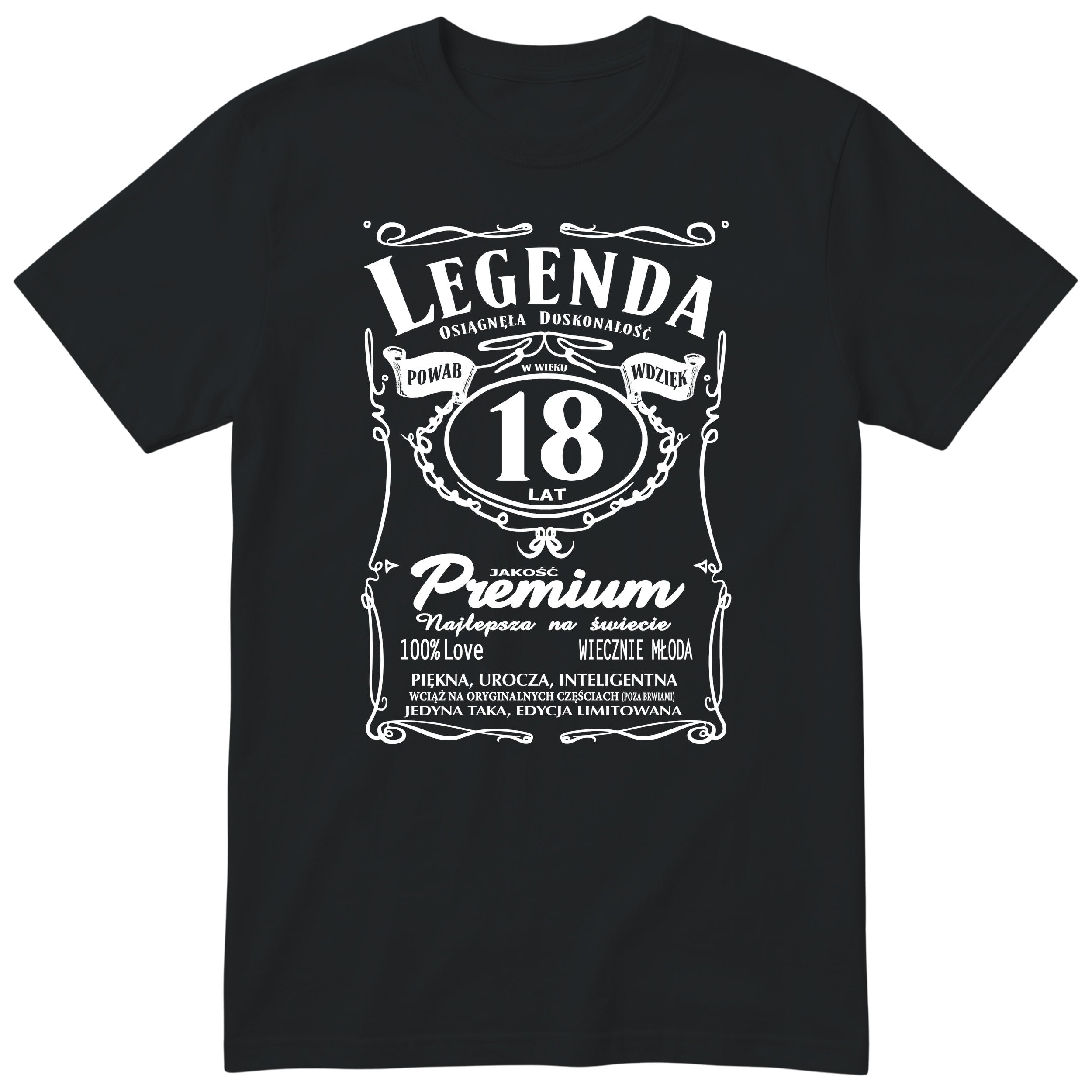 Legenda 18 Lat - Koszulka Urodzinowa Polish Birthday Gift for Her