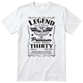 Legend Aged to Perfection 30th Birthday T-Shirt Women - White