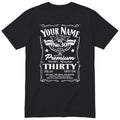 Personalised 30th Birthday T-Shirt - Aged to Perfection Gift for Him
