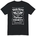 Personalised 30th Birthday T-Shirt - Aged to Perfection Gift for Him