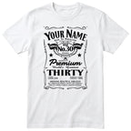 Personalised 30th Birthday T-Shirt Women Turning Thirty Gift