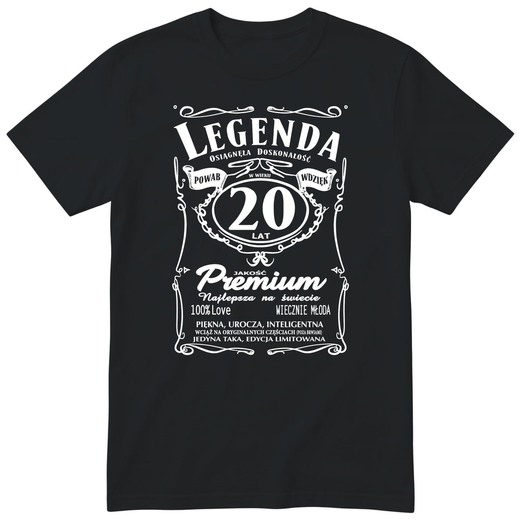 Legenda 20 Lat - Koszulka Urodzinowa Polish Birthday Gift for Her