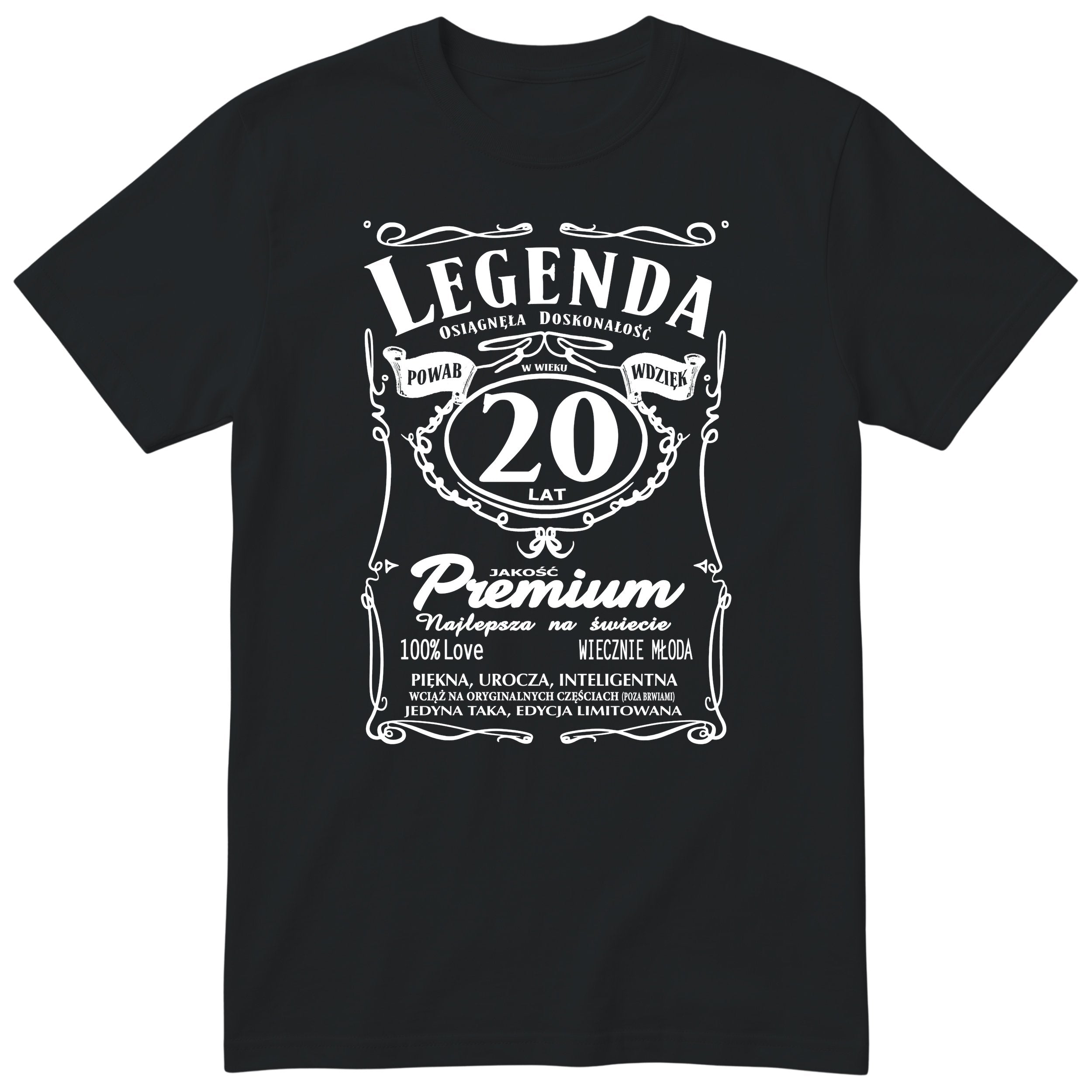 Legenda 20 Lat - Koszulka Urodzinowa Polish Birthday Gift for Her