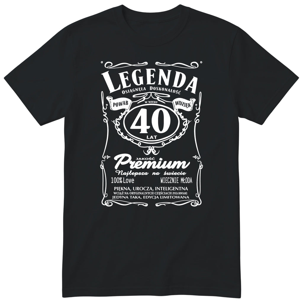 Legenda 40 Lat - Koszulka Urodzinowa Polish Birthday Gift for Her