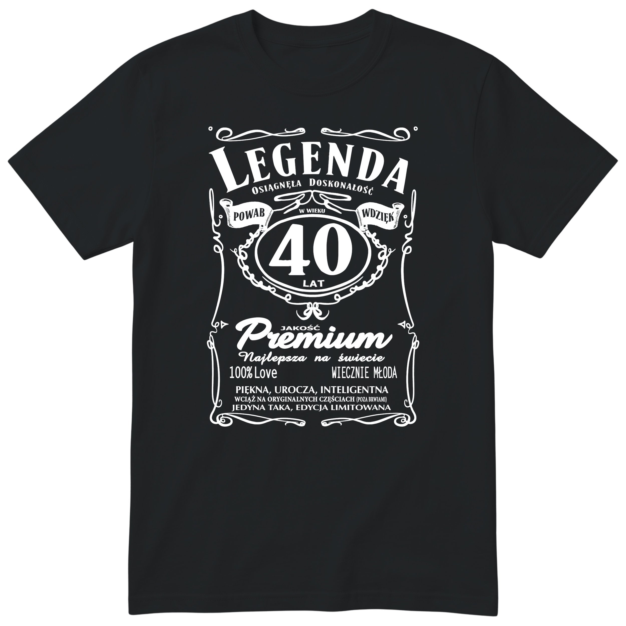 Legenda 40 Lat - Koszulka Urodzinowa Polish Birthday Gift for Her