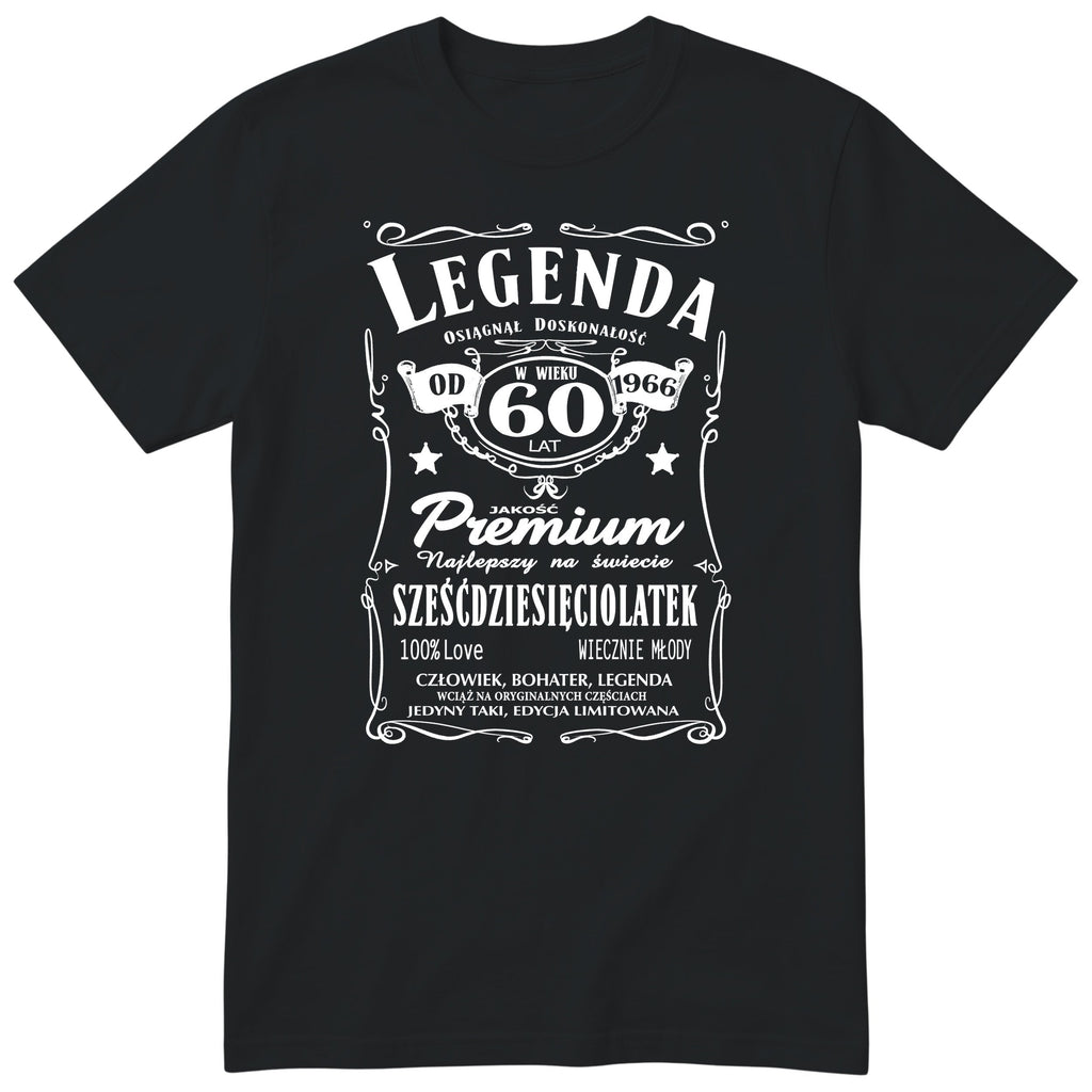 Legenda 60 Lat Koszulka - Polish 60th Birthday Gift T-Shirt Men 1966