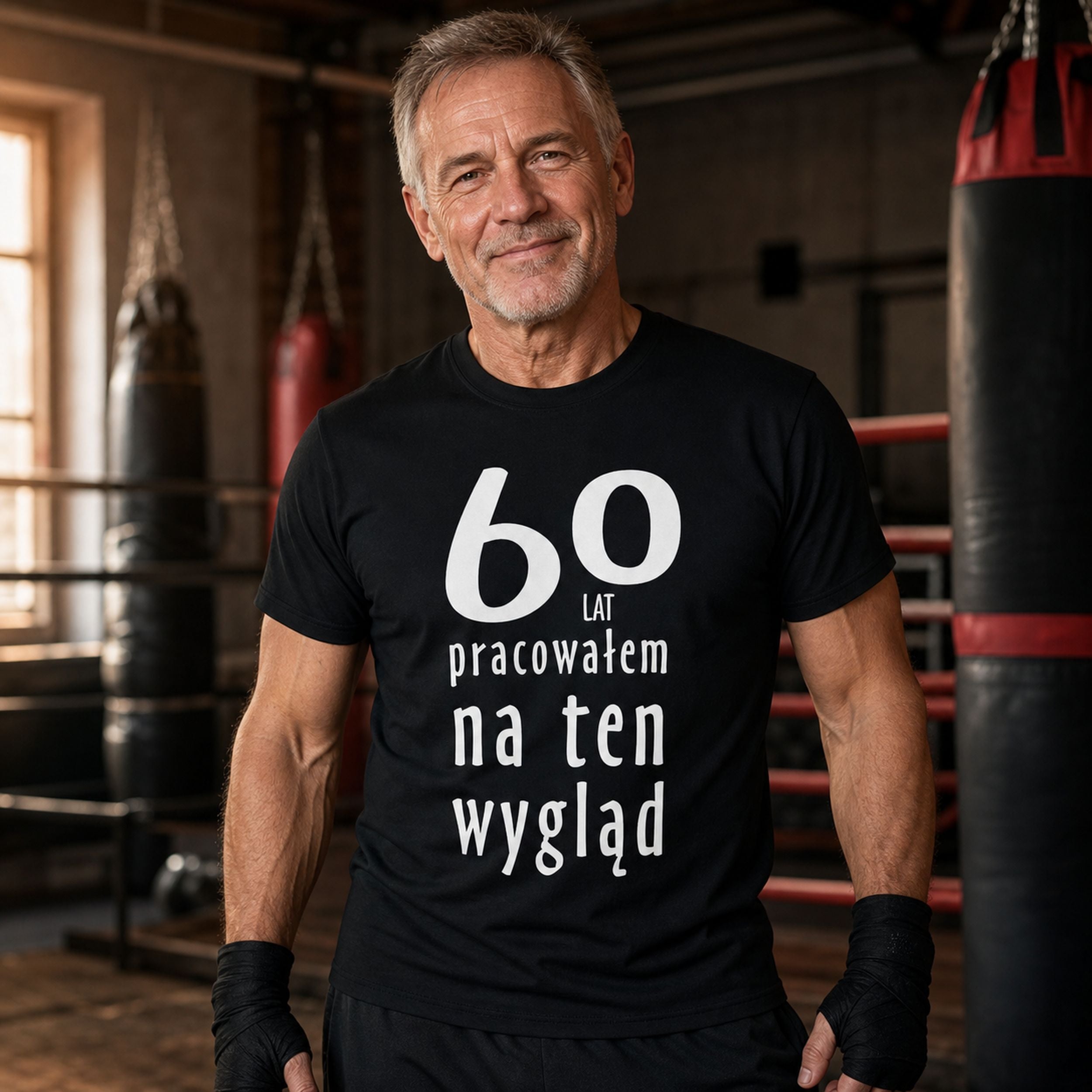 60 Lat Pracowalem Na Ten Wyglad - Koszulka na 60 Urodziny dla Niego