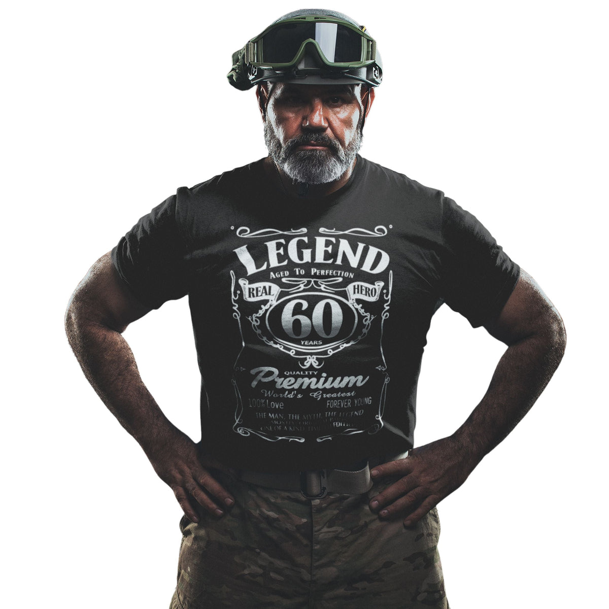 Real Hero Aged To Perfection 60 - Legend 60th Birthday Shirt Men - lifestyle photo 1 of 4