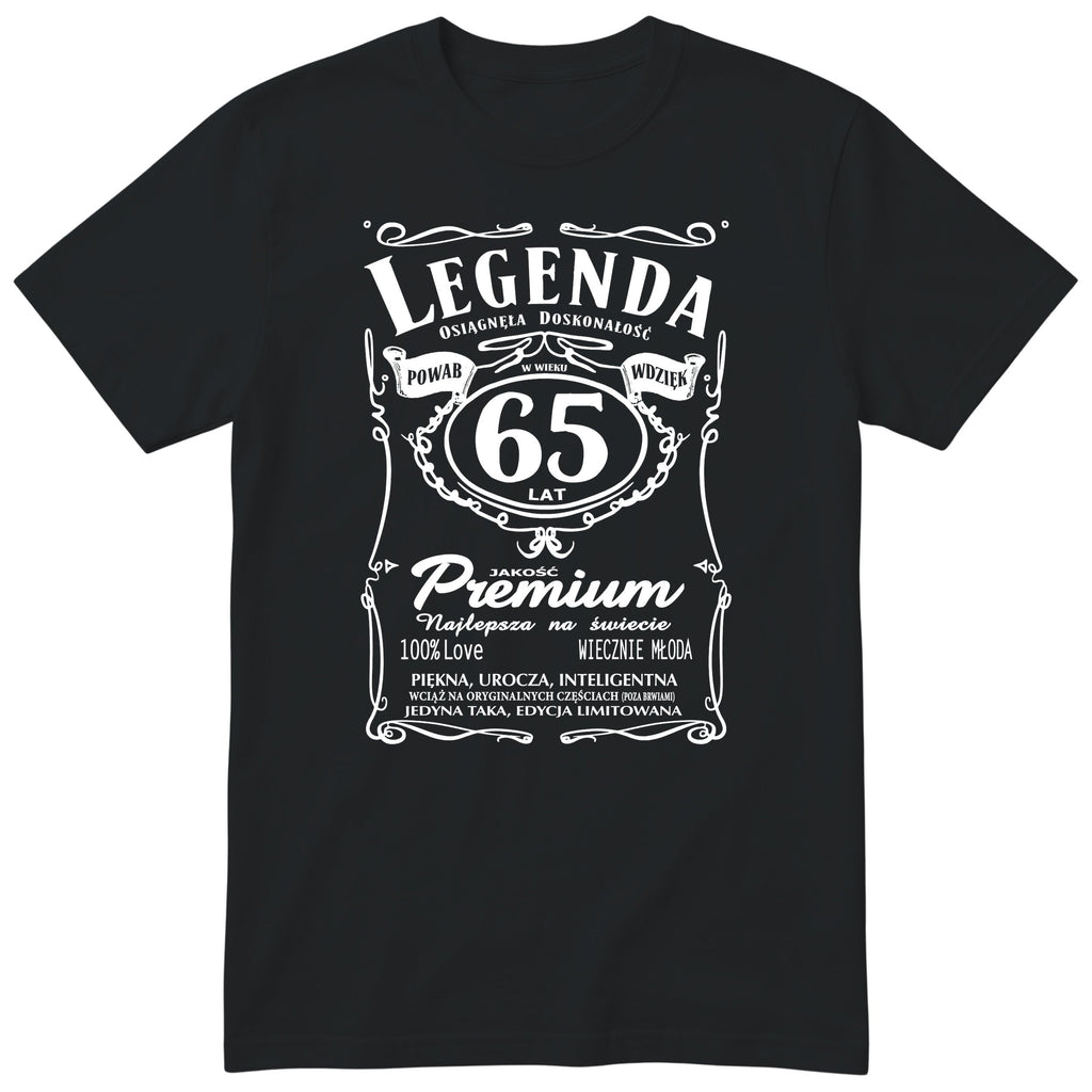 Legenda 65 Lat - Koszulka Urodzinowa Polish Birthday Gift for Her
