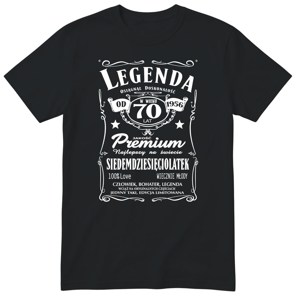 Legenda 70 Lat Koszulka - Polish 70th Birthday Gift T-Shirt Men 1956