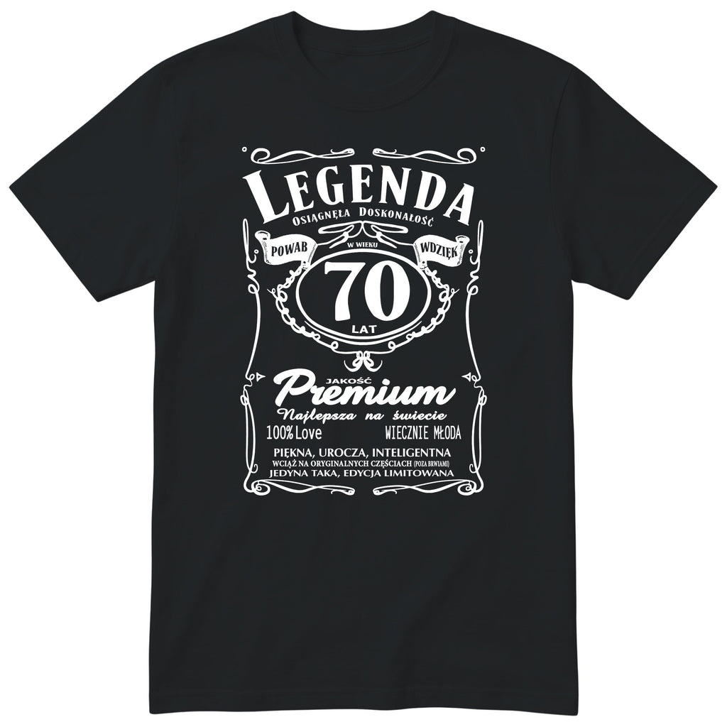 Legenda 70 Lat - Koszulka Urodzinowa Polish Birthday Gift for Her