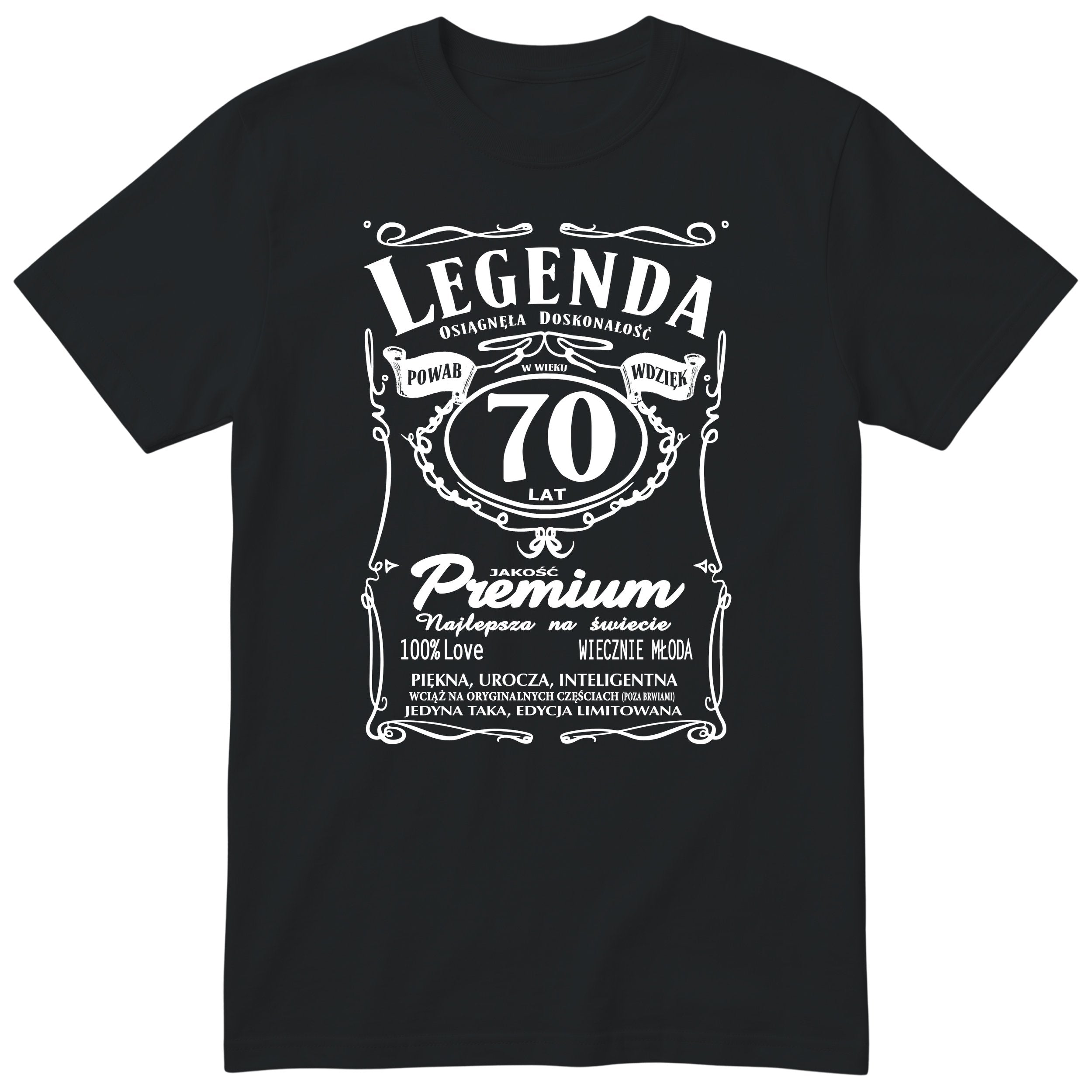 Legenda 70 Lat - Koszulka Urodzinowa Polish Birthday Gift for Her