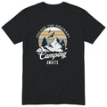 Black Camping Awaits t-shirt - camping gift, unisex, English print