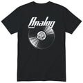 Black Analog Sound Vinyl Records t-shirt - vinyl record print, gift for audiophiles and vinyl lovers, GitGraf