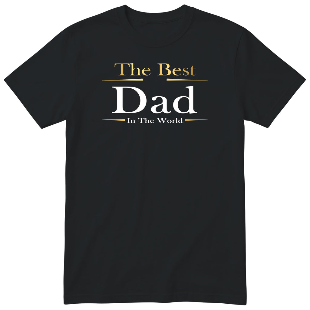 Best Dad in the World Exclusive T-Shirt - Black
