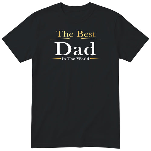 Best Dad in the World Exclusive T-Shirt - Black