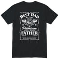 Best Dad Real Hero Whisky T-Shirt - Black
