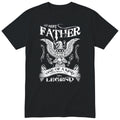 Best Father Super Dad Eagle T-Shirt - Black