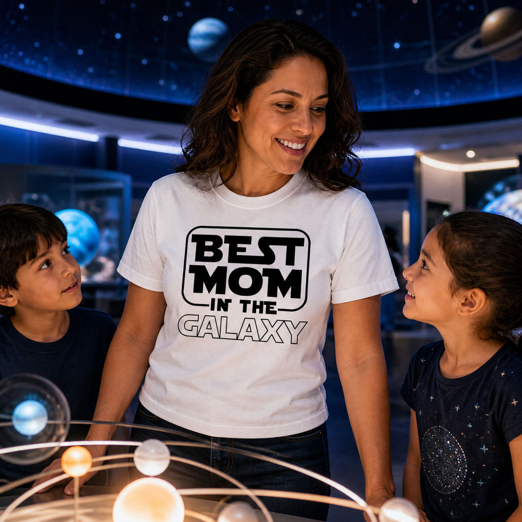 Koszulka dla Mamy - Best Mom in the Galaxy | Dzień Matki