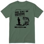 Big Day of Fishing angler tee olive