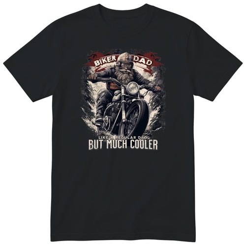 Biker Dad T-Shirt - Black