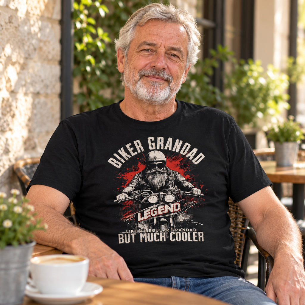 Biker Grandad Legend - Prezent na Dzień Ojca dla Dziadka