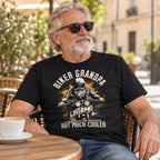 Biker Grandpa Legend - Śmieszna Koszulka dla Dziadka Motocyklisty