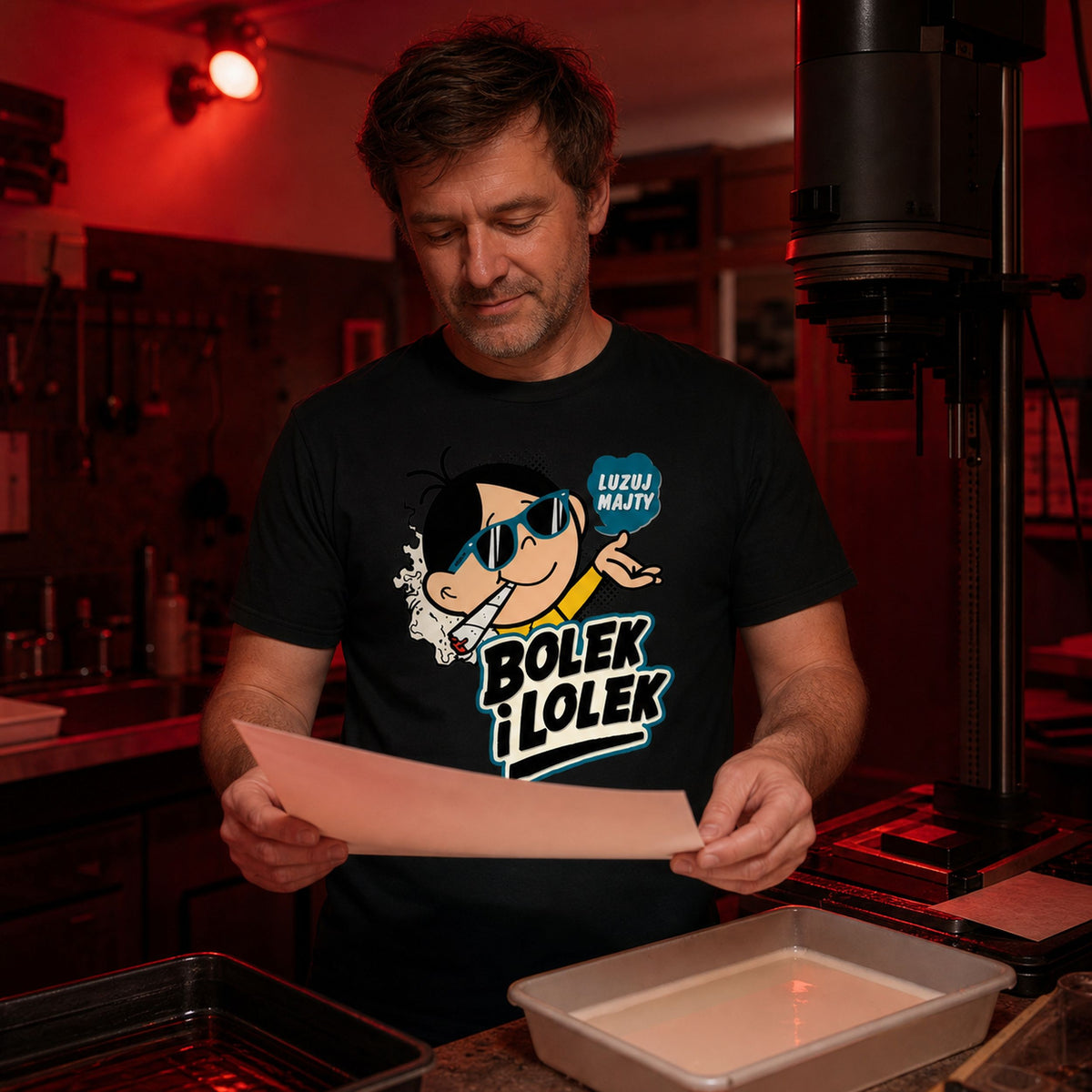 Bolek i Lolek Niebieski - Koszulka z Polskiej Bajki