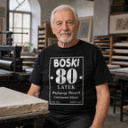 BOSKI 80 LATEK - Koszulka na 80 Urodziny dla Niego, Prezent