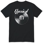 Black Classical Music Vinyl Records t-shirt - vinyl record print, gift for classical music lovers, GitGraf