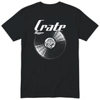 Black Crate Digger Vinyl Records t-shirt - vinyl record print, gift for vinyl collectors, GitGraf