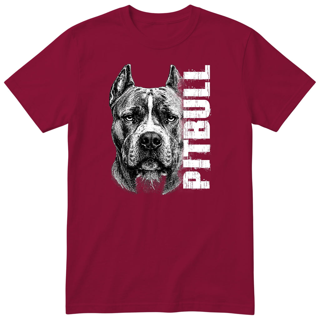 Pitbull Dog T-Shirt Colourful - Funny Dog Gift