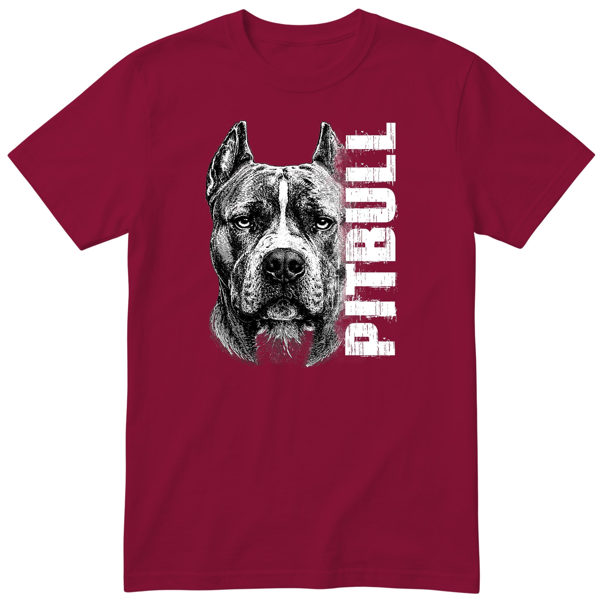 Pitbull Dog T-Shirt Colourful - Funny Dog Gift