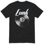 Black Funk Music Vinyl Records t-shirt - vinyl record print, gift for funk fans, GitGraf